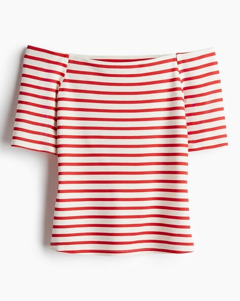 Buy Red Tops for Women by H M Online Ajio