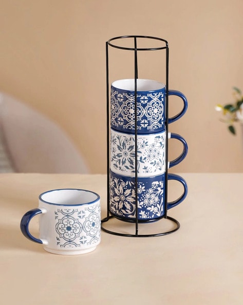 Stackable coffee mugs sales