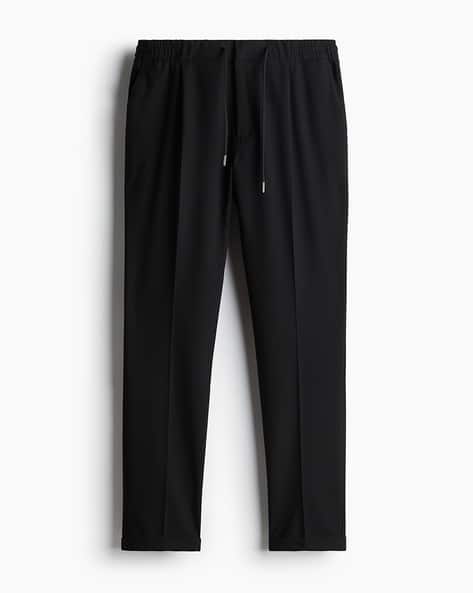 Men Slim Fit Pleated Trousers