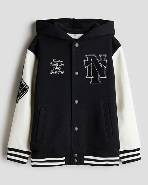 Boys Sweatshirt Baseball Jacket