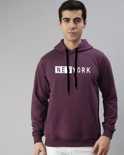 Men Self-design Hoodie