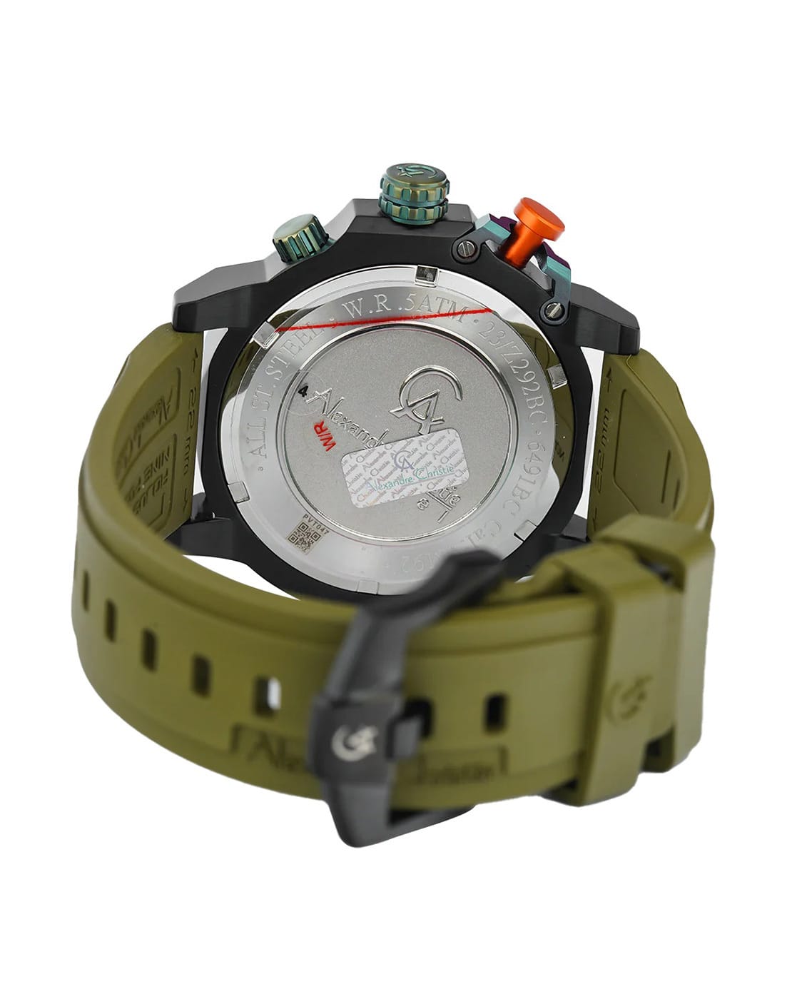 Buy Alexandre Christie Men's Chronograph Rubber Watch