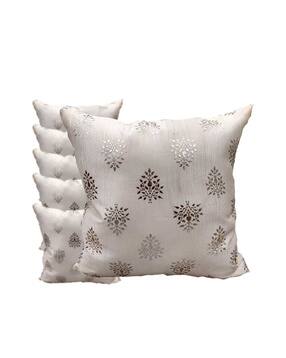 Set of 6 Embellished Cushion Covers 16" x 16"-image-44