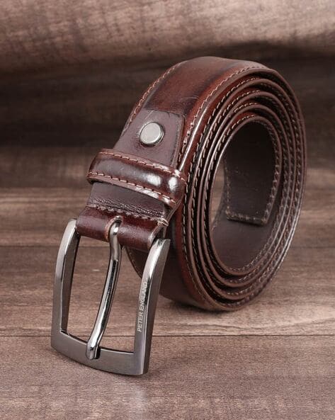 Buy Brown Belts for Men by Peter England Online Ajio