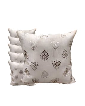 good vibes Set of 6 Embellished Cushion Covers 16" x 16"-picture-23