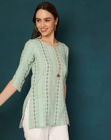 AKIMIA Women Printed Straight Kurta