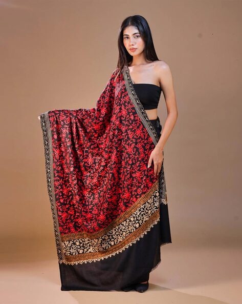 Women Floral Shawl Price in India