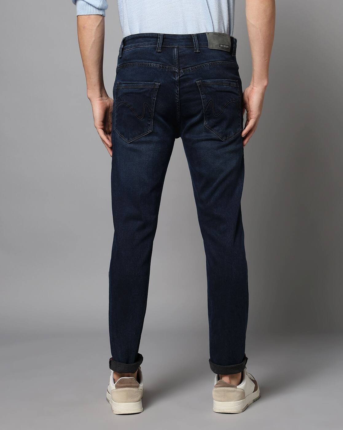 Buy Indigo Blue Jeans for Men by SIN Online | Ajio.com