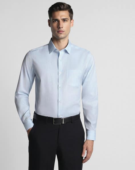 PETER ENGLAND Men Slim Fit Checked Shirt