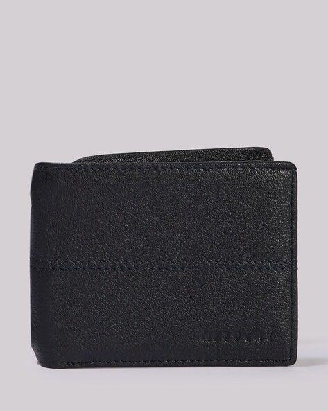 Men Leather Bi-Fold Wallet