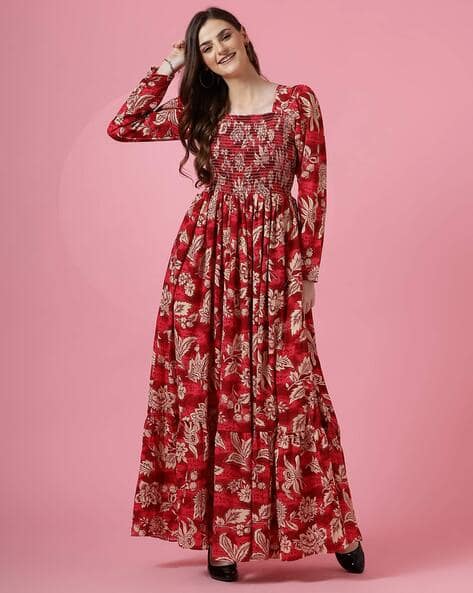 Floral Fit and Flare Dress