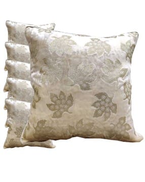 good vibes Set of 6 Floral Pattern Cushion Covers 16" x 16"-picture-22