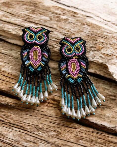 Buy Black Earrings for Women by jewelwati Online