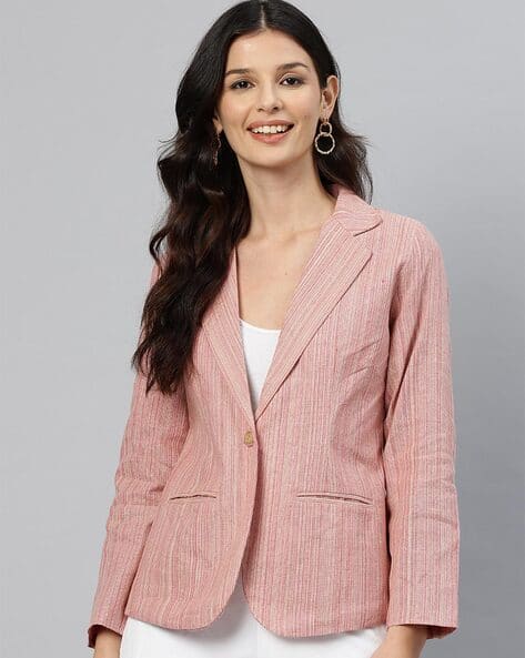 Buy Grey marl Blazers Waistcoats for Women by H&M Online