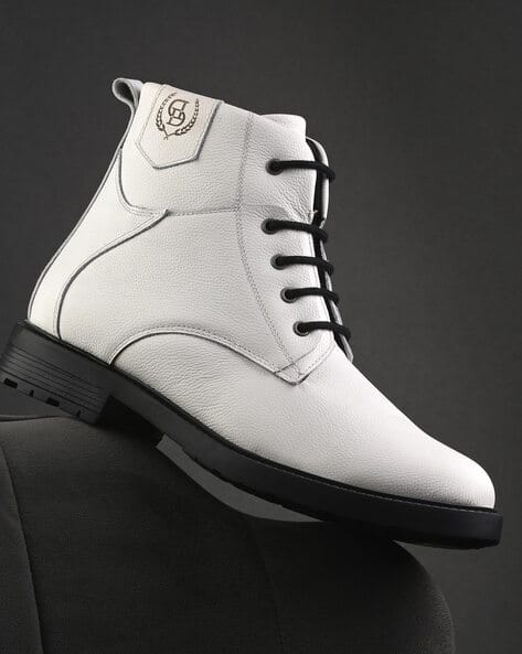 Buy White Boots for Men by DESIDERIO Online