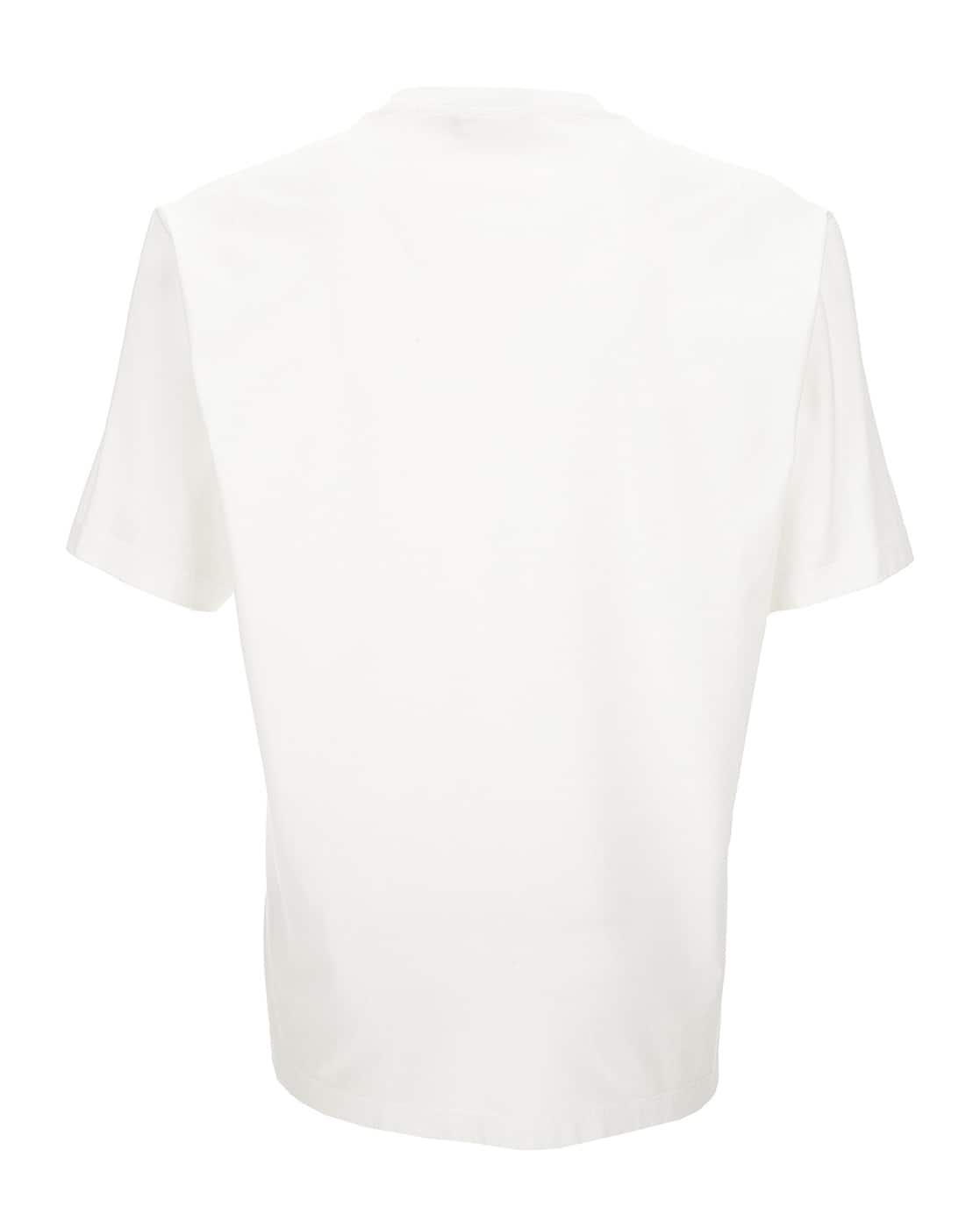 Buy VERSACE Collana Punk T-Shirt | White Color Men | AJIO LUXE