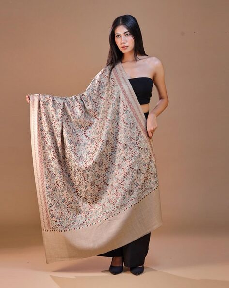 Women Floral Shawl Price in India