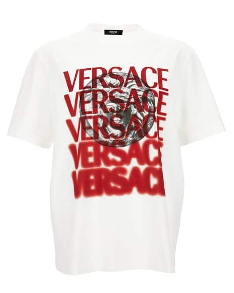 versace white t shirt mens