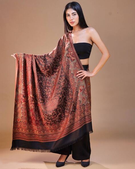 Women Floral Shawl Price in India