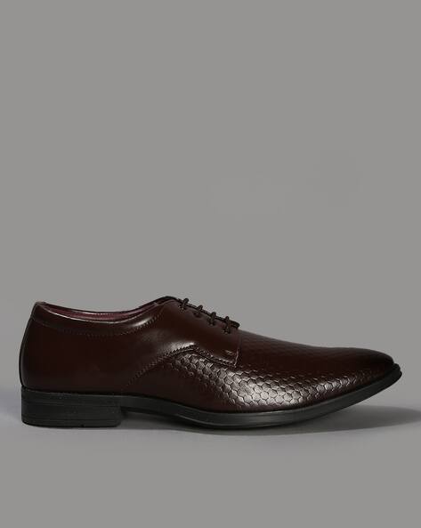 Men Low-Top Lace-Up Derby Shoes