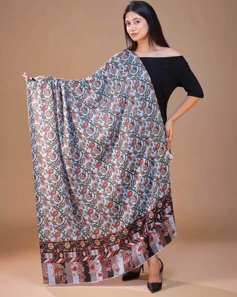 Women Floral Shawl Price in India