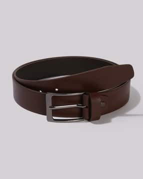 network Men Leather Belt with Buckle Closure-picture-10