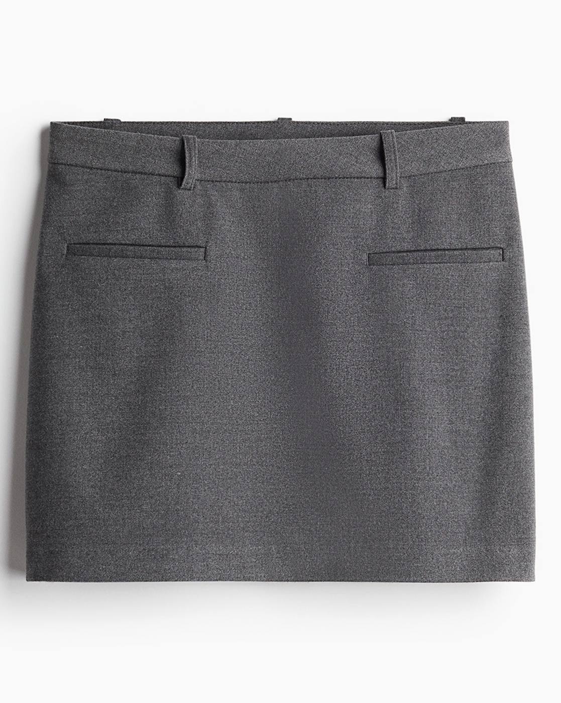 ANDMARY Holly mini skirt gray M 【公式通販】