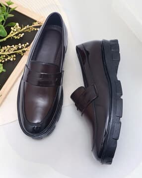 shuan Men Round-Toe Slip-On Mocassins-picture-13