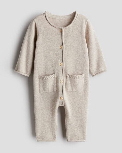 beige hm rompers