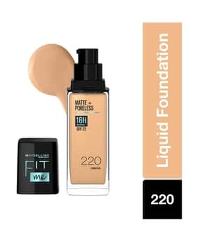 Fit Me Matte + Poreless Liquid Foundation - 220 Natural Beige