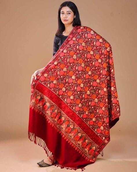 Women Floral Shawl Price in India