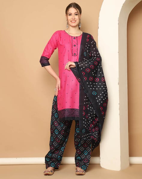 dark pink dress material Pink Fabrics : Dress Making