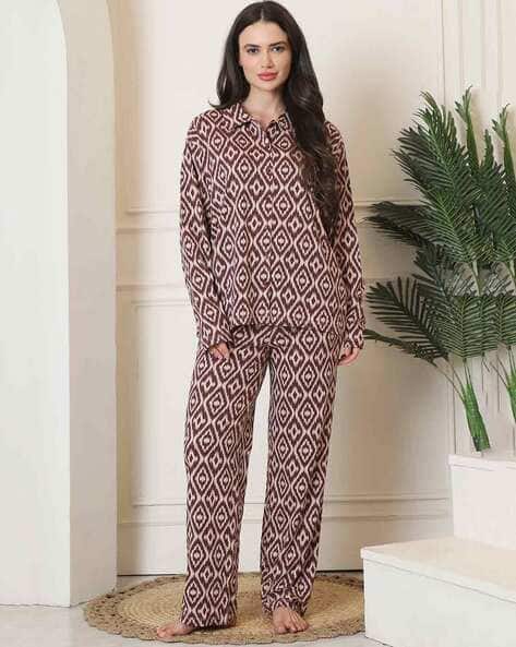 Round-Neck Nightwear Set
