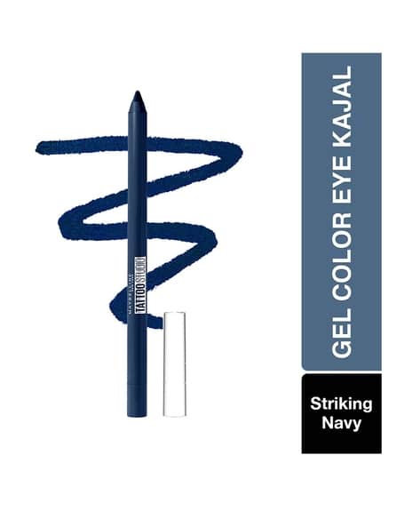 Maybelline New York Tattoo Gel Colored Kajal Matte Finish - Striking Navy Blue