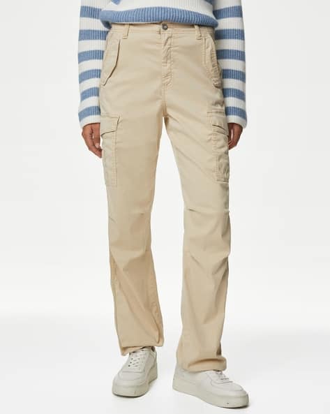 Monte Carlo Womens Classic Khaki Pants Buy Green Trousers Pants