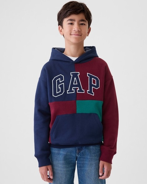 Buy Navy Blue Sweatshirts Hoodie for Boys by Gap Kids Online Ajio