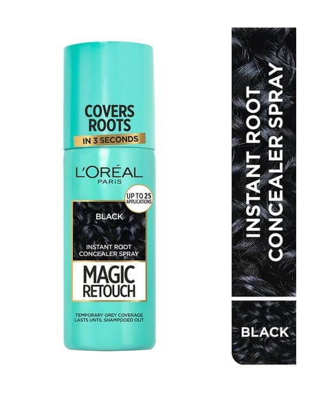 L'Oreal Paris Magic Retouch Root Touch Up Hair Color Spray - 1 Black