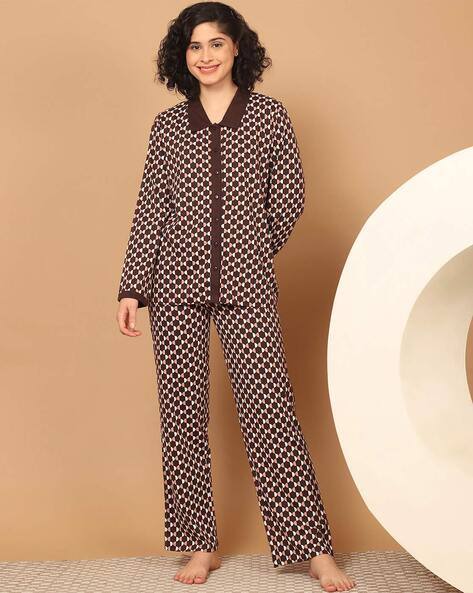 Buy Brown Night&LoungeWearSets for Women by Kanvin Online