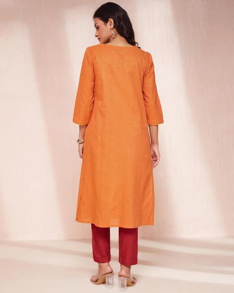 Women Straight Kurta with Dupatta