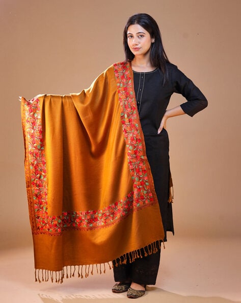 Women Floral Shawl Price in India