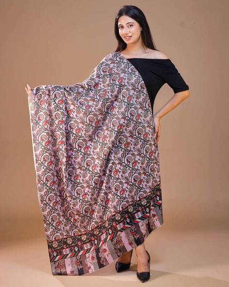 Women Floral Shawl Price in India