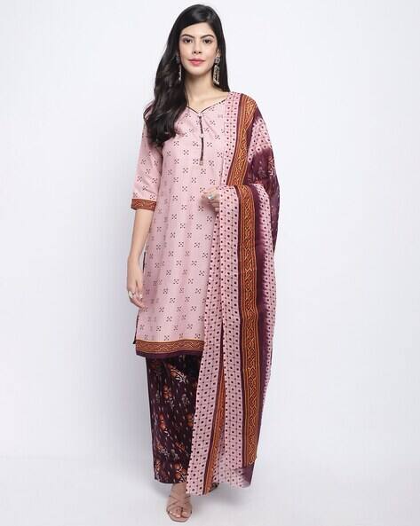 Rajnandini Floral Print Straight Kurta Set