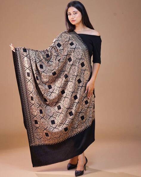 Women Floral Shawl Price in India