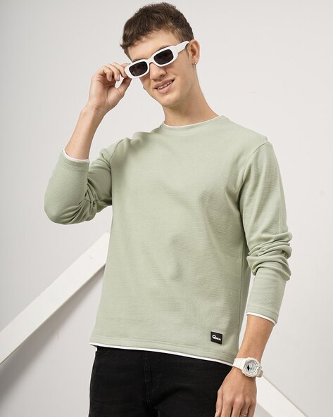 Men Slim Fit Cotton Crew-Neck T-Shirt 