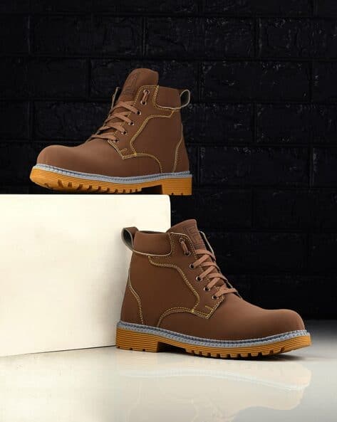 Buy Brown Boots for Men by FOOTLOOSE Online