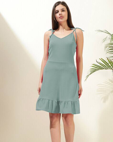 KOTTY Women V-Neck Fit & Flare Dress
