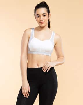 Women Color-block Sports Bra-image-5