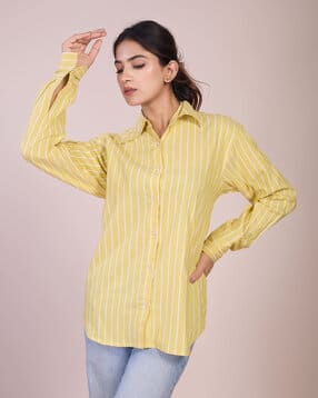 Women Stripes Shirt