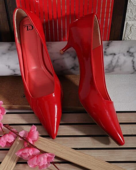 Patent Leather Moda In Pelle Red Shoes Daniel Eppie Red Leather