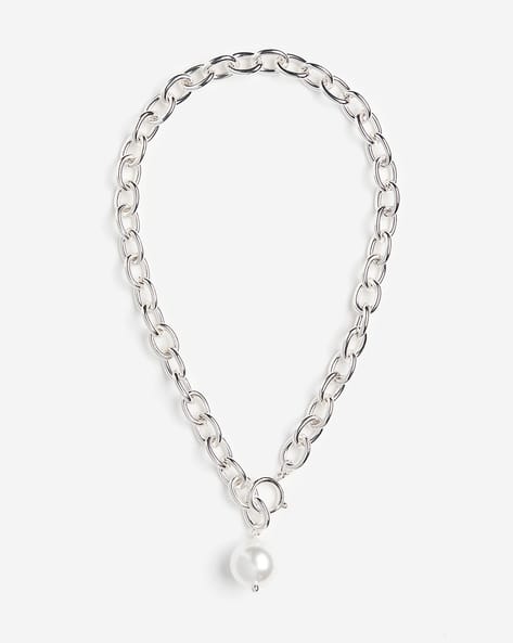 Buy Silver Necklaces & Pendants for Women by H&M Online | Ajio.com